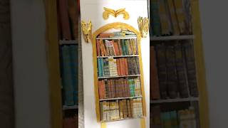 Tiny bookshelves foryou youtubeshorts colours fyp fypシ゚ youtube books miniature diy craft [upl. by Angelique]