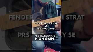 PRS Silver Sky SE Vs Fender Player II Stratocaster Which of the two is the winner in this battle [upl. by Ahmar836]