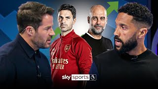 Will Arsenal deny Man City four PL titles in a row 👀  Redknapp and Clichy predict PL winners [upl. by Arreit]