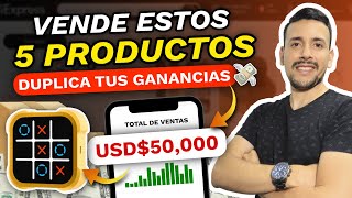 5 PRODUCTOS GANADORES para VENDER FACIL y RAPIDO 2024 [upl. by Dnomyar711]