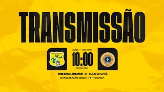 BRASILIENSE X PARANOÁ  CANDANGÃO 2024  QUARTA RODADA [upl. by Htrap958]