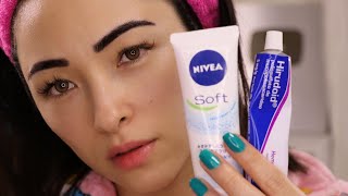 TRUQUE Japonês PARA TER A PELE PERFEITA ANTISSINAIS USANDO CREME NIVEA E HIRUDOID [upl. by Lingwood636]