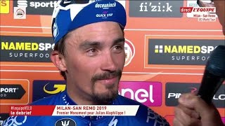 Alaphilippe «Une immense fierté»  Cyclisme  Milan San Remo [upl. by Sacks]