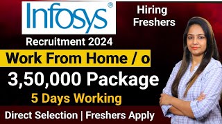 Infosys Recruitment 2024Hiring Freshers 2024Infosys VacancyWork From Home JobGovt JobsMarch 2024 [upl. by Dulcie853]