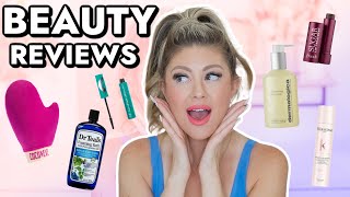 HUGE EMPTIES BEAUTY PRODUCT REVIEWS 😱 MadisonMillers [upl. by Minni613]