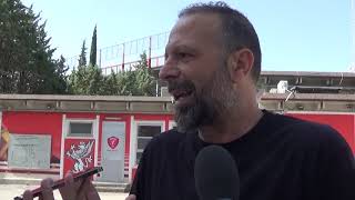 PERUGIA CALCIO RADUNO E INTERVISTA AL PRESIDENTE MASSIMILIANO SANTOPADRE [upl. by Feodore]