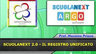 ScuolaNext 20  Il registro unificato [upl. by Aioj]