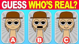 Guess Who is Real INCREDIBOX SPRUNKI Character Simon Tunner Oren [upl. by Llacam]