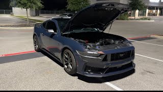 WATCH BEFORE BUYING 2024 Mustang Dark Horse Review [upl. by Ennasil743]