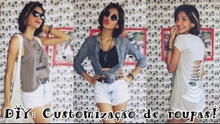 DIY Customização de roupas [upl. by Cesaro]