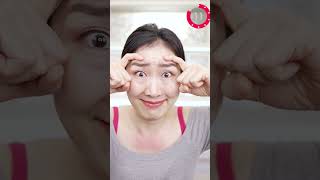 Orbicularis Oculi Exercise to Lift Eyelids without Botox shorts [upl. by Belda]