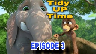 Monkey and Trunk in Hindi new episode 3  Tidy Up Time [upl. by Swayder]