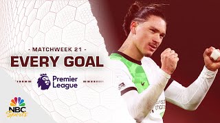 Every Premier League goal from Matchweek 21 202324  NBC Sports [upl. by Cutlip]