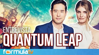 Entrevista a Raymond Lee y Caitlin Bassett las estrellas del reboot de QUANTUM LEAP [upl. by Cutcheon457]