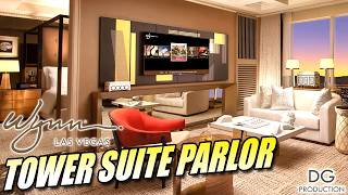 😲The Wynn Tower Suite King Parlor Las Vegas Casino Remodeled Hotel Resort Room Tour Walkthrough 2024 [upl. by Haraj]