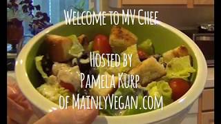 Caesar Dressing Vegan  Mainly Vegan Recipe by MV Chef [upl. by Hilario59]