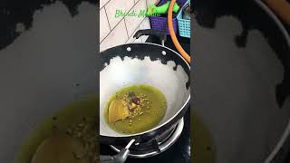 Bhindi MasalaLadyfingers Recipe cooking recipe foodie tasty food bollywood youtubecooking [upl. by Blalock]