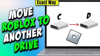 How To Move Roblox To Another Drive [upl. by Dinnage]