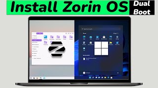 How to Dual Boot Zorin OS 16 and Windows 11 Step By Step  Install Zorin OS on ANY PC [upl. by Leirej]