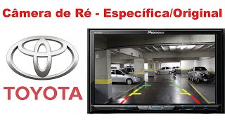 Câmera de Ré Específica com Encaixe Original Imagem em HD e Visão Noturna para Linha Toyota [upl. by Meadow]