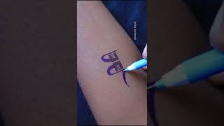 Best DIY Tattoo tattoo artistkumresh viral [upl. by Verlie]