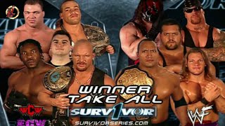 Survivor Series 2001 Team WCW vs Team WWF [upl. by Eugilegna425]