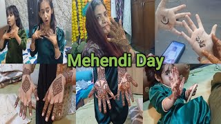 Mehendi vlog  Imaad ne bhi mehendi lgai  Baccho se le kr bado tk sabhi ke mehendi lagi [upl. by Susej]