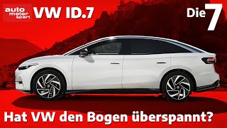 VW ID7 Die 700km Luxuslimo aus Wolfsburg I auto motor und sport [upl. by Secunda]