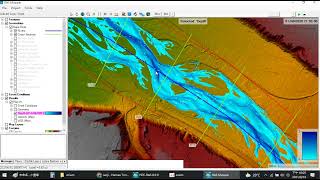 Hec Ras 1D unsteady flow simulation in 7 min [upl. by Cogen]