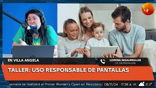 Brindarán un taller sobre uso responsable de pantallas en la infancia y adolescencia en Villa Ángela [upl. by English204]