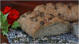 Paine cu seminte  Multiseed bread [upl. by Annamarie]