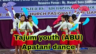 Apatani danceTajum youthABUABCC 7th Annual Youth Conference 2024 [upl. by Ulrich]