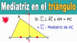 Medianas de un triángulo [upl. by Anitnauq]