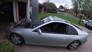 First Drive After Installing Ebay Turbos In a Nissan 300zx [upl. by Arnaldo239]