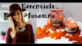 Essentiels Automne  Fall Routine [upl. by Nelsen]