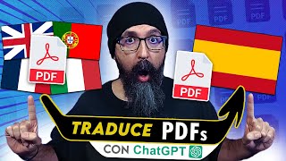 Como TRADUCIR PDF de Ingles a Español con ChatGPT  MUY FACIL  Tutorial de Inteligencia Artificial [upl. by Orvil]