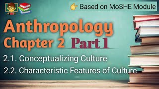 Anthropology Chapter 2  Part 1  Characteristic Features of Culture Symbolic Adaptive [upl. by Sitelc]