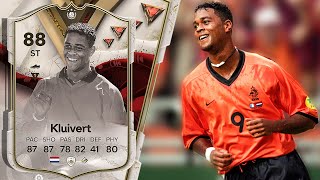 88 ULTIMATE DYNASTIES ICON KLUIVERT Player Review fc 24 [upl. by Harl]