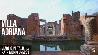 Viaggio in Italia nel Patrimonio Unesco Villa Adriana a Tivoli [upl. by Adidnac]