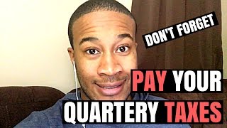 Dont Forget Paying Taxes Quaterly for Postmates and Doordash [upl. by Hirasuna340]