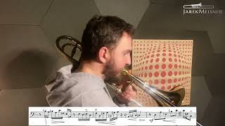 Marcel Bitsch  Etude no 7 Jarek Meisner  Trombone [upl. by Baptlsta112]