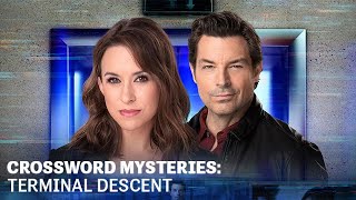 Preview  Sneak Peek  Crossword Mysteries Terminal Descent  Hallmark Movies amp Mysteries [upl. by Aiuqcaj]