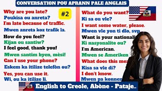 CONVERSATION POU APRANN PALE ANGLAIS  Kou Anglais  Aprann pale anglè  Aprann pale Anglais  Angle [upl. by Jansson342]