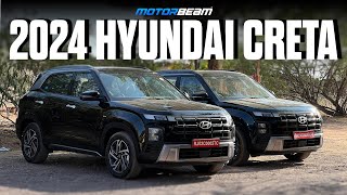 2024 Hyundai Creta Detailed Walkaround  New Looks New Interiors New Turbo Petrol [upl. by Najed]