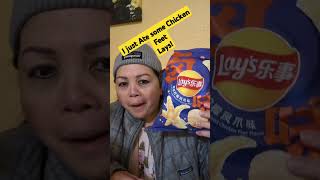 I just Ate some Chicken Feet Lays fritolay chickenfeet chips [upl. by Dnalloh65]