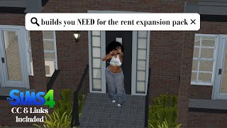 Best Realistic Townhomes amp Apartments For The Sims 4 For Rent  Realistic Build Haul  Giveaway [upl. by Enom726]