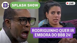 🔴 BBB 24 ENQUETE AO VIVO Rodriguinho diz que NÃO LIGA pro paredão Esposa do cantor se REVOLTA e [upl. by Helas1]