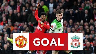 Amad Diallo LATE Winner  Manchester United 43 Liverpool  Quarterfinal  Emirates FA Cup 202324 [upl. by Mayes]