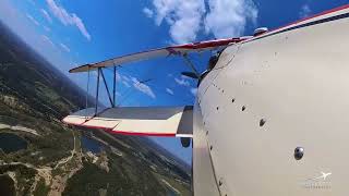 Ranger Airshow Stearman Aerobatics Mark Mastren [upl. by Jacquelin196]