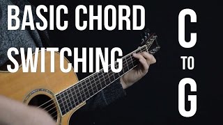 Chord Switching Practice  C to G [upl. by Thorner]